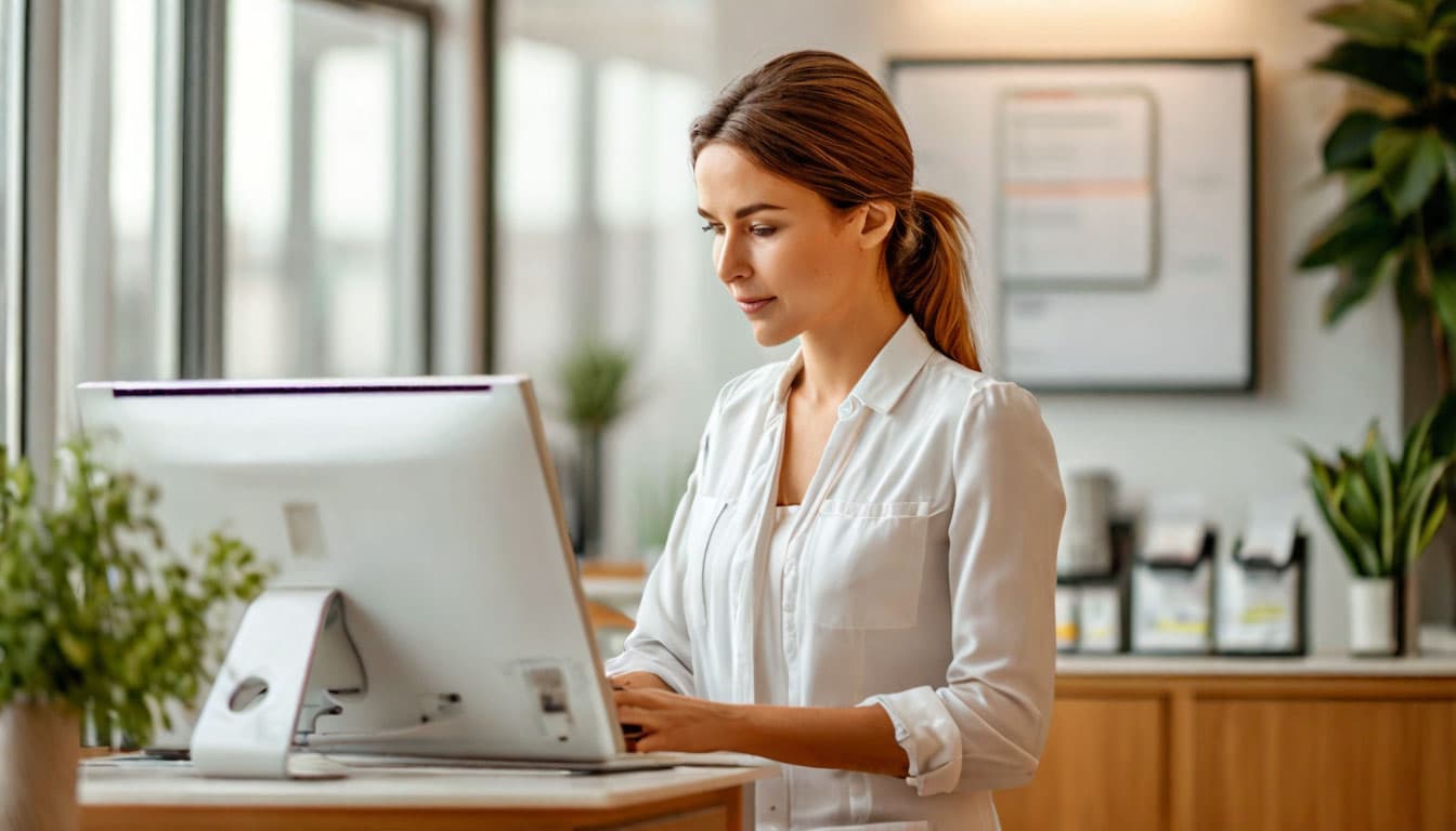 CRM для записи клиентов Syntera24 Администратор работает с базой клиентов и записями в CRM — CRM для записи клиентов Syntera24