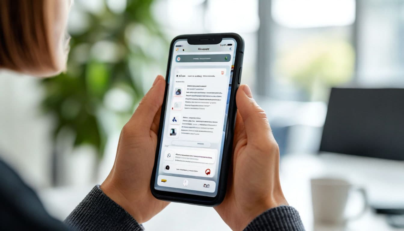 Запись через чат-бота в мессенджере MAX Клиент записывается на услугу через чат-бота в мессенджере MAX на смартфоне