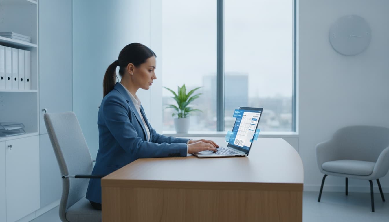 CRM для медицинского центра с ИИ-ассистентом Syntera24 Руководитель медицинского центра смотрит заявки пациентов и расписание в CRM