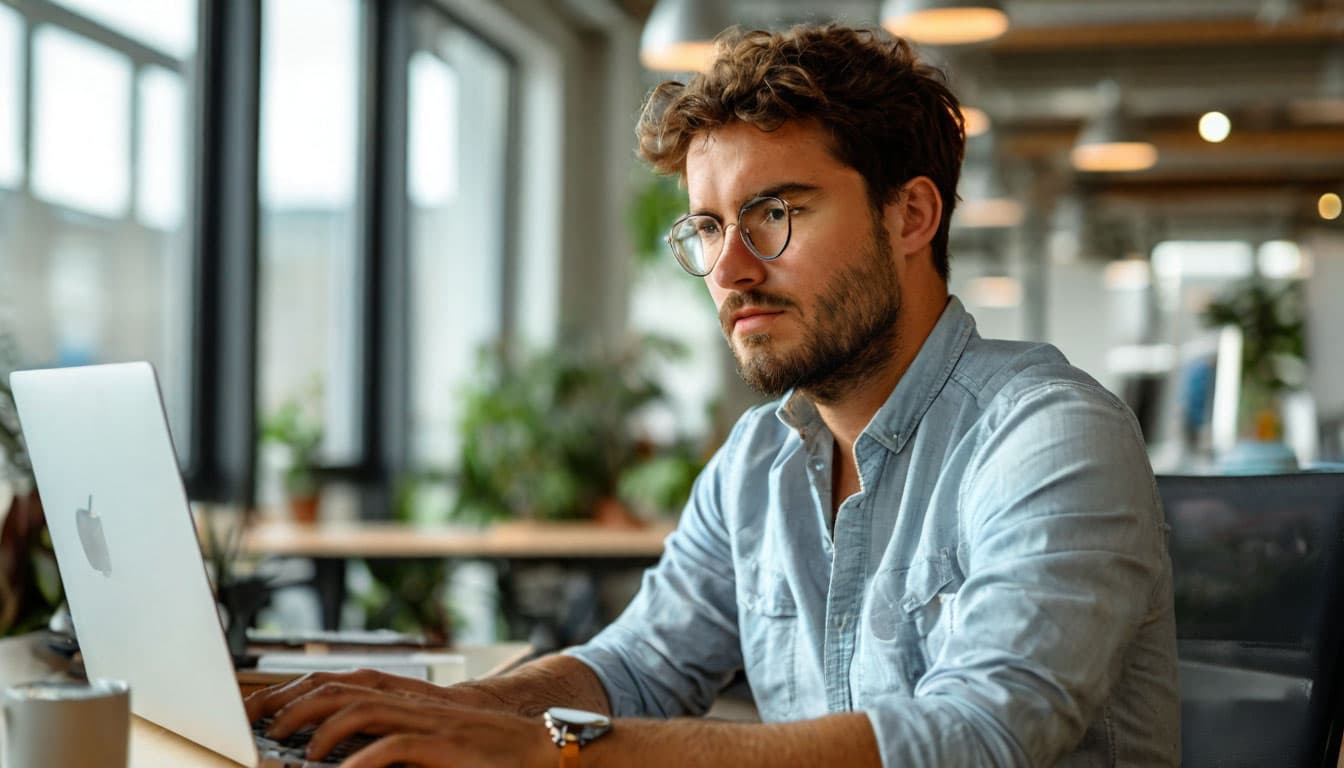 Обработка входящих лидов Syntera24 Менеджер обрабатывает входящие лиды из мессенджеров на ноутбуке через ИИ-ассистента Syntera24