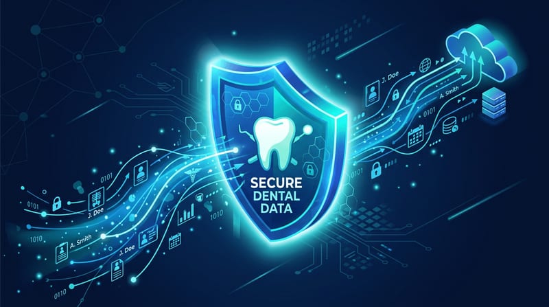 Визуализация защиты данных пациентов стоматологии